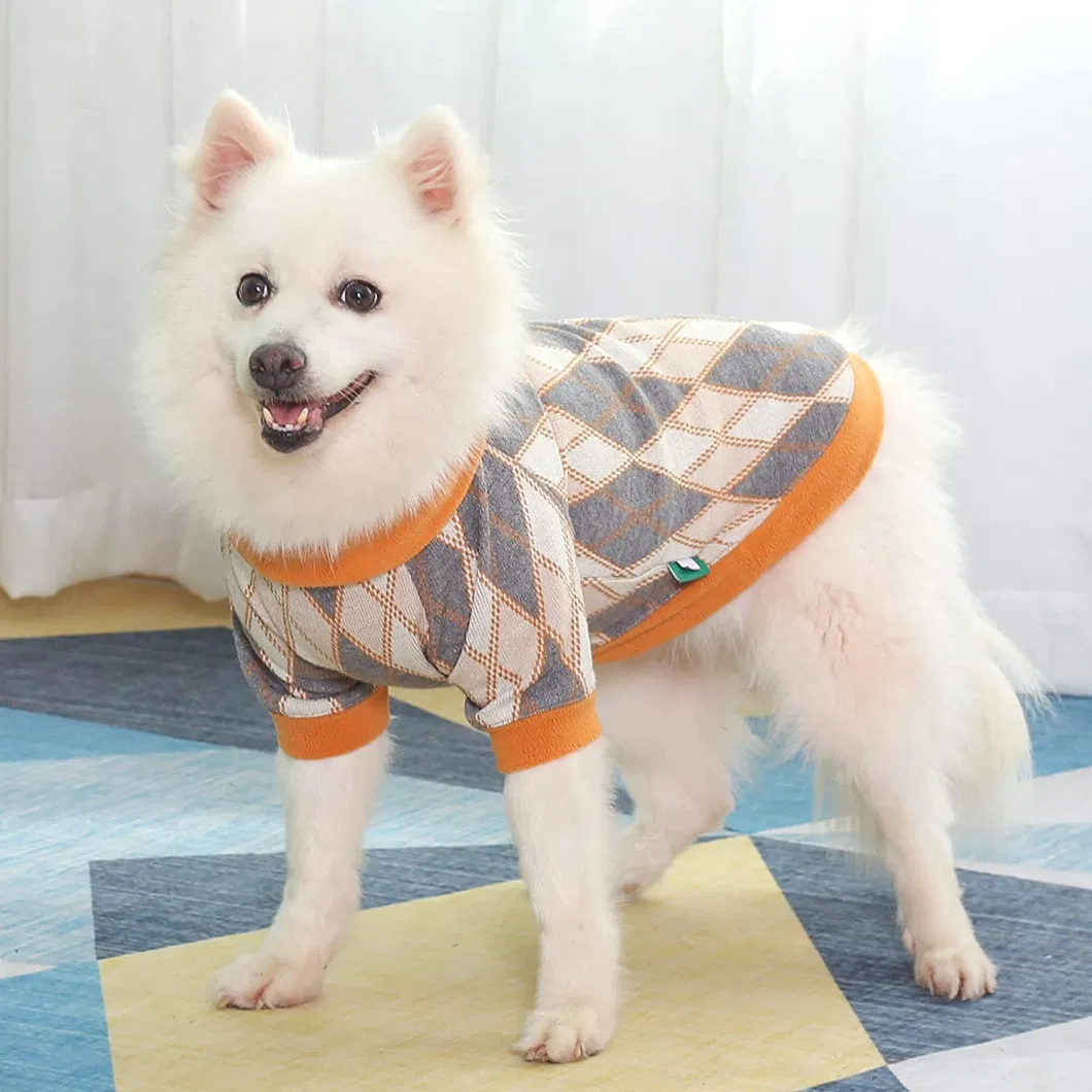 Luxury Custom Warm Dog Sweater for Winter Knitwear Clothes High Quality Pet Shirt