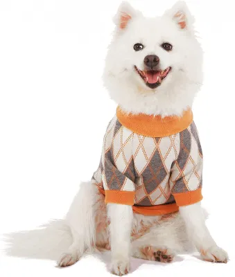 Maglione caldo personalizzato di lusso per cani per abiti di maglieria invernale Camicia per animali di alta qualità