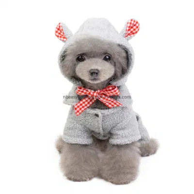 Maglione per cani di piccola taglia, Cappotto con cappuccio per animali domestici Abbigliamento per cani Abbigliamento per animali domestici Inverno Autunno Adatto per cucciolo di cane Teddy Costume a quattro zampe Esg12445